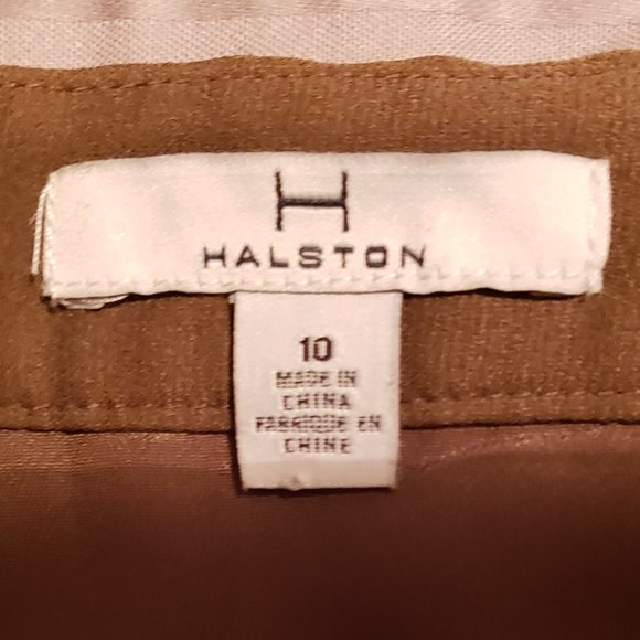 NWT HALSTON high / low length floral skirt 10 - Picture 3 of 3